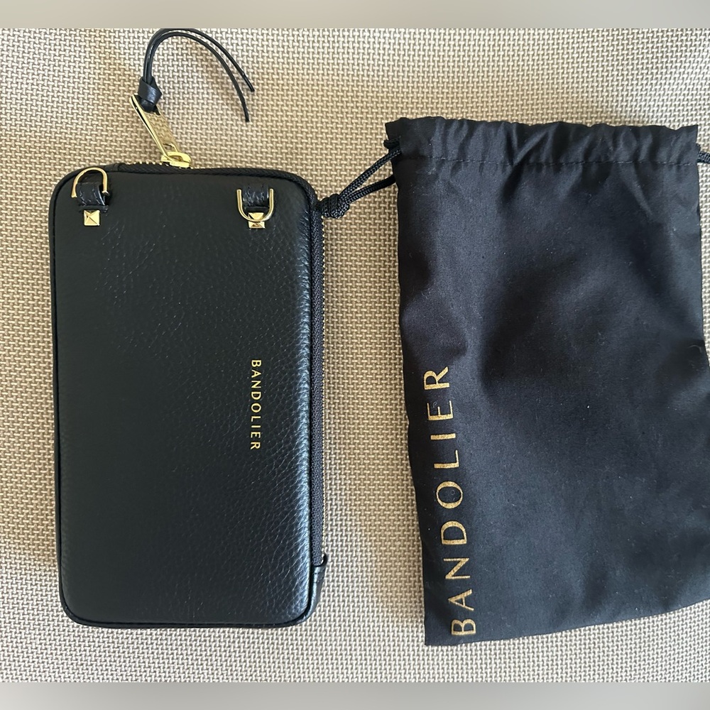 NWT Bandolier Extended Pouch Black/Gold